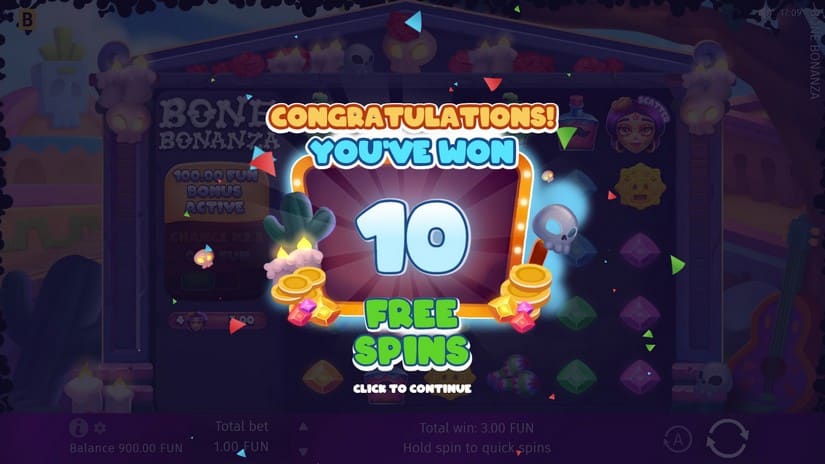 Bone Bonanza slot screen 3