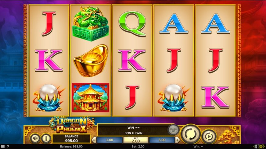 Dragon & Phoenix slot screen 1