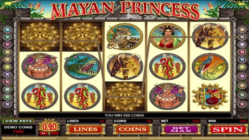 Mayan Princess slot screen 5