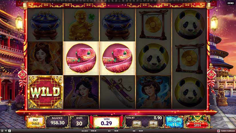 Eastern Goddesses slot screen 4