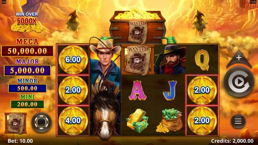 Amazing Link Bounty slot screen 1