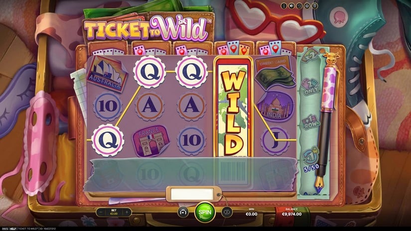Ticket To Wild slot screen 3