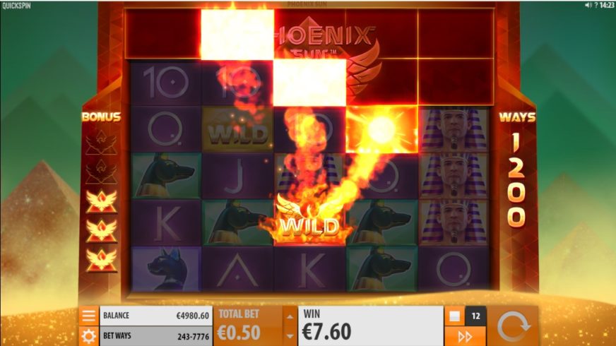 Phoenix Sun slot screen 3