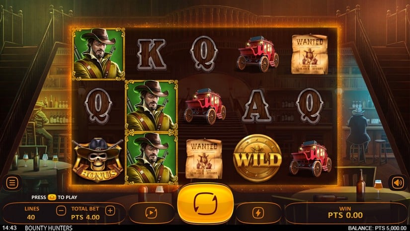 Bounty Hunters (Expanse Studio) slot screen 1