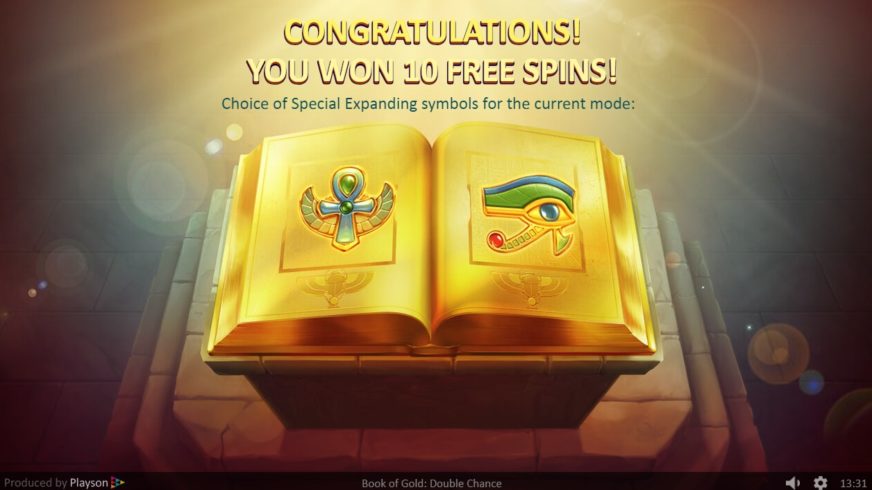 Book of Gold: Double Chance slot screen 3