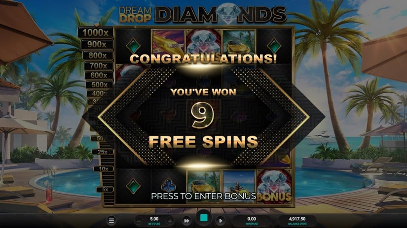 Dream Drop Diamonds slot screen 5
