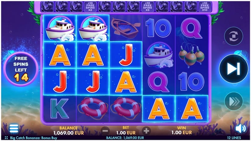 Big Catch Bonanza: Bonus Buy slot screen 4