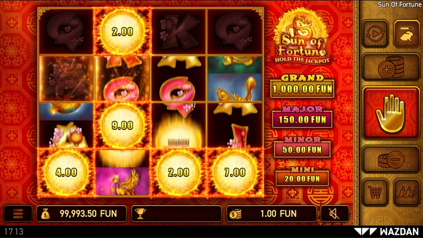 Sun of Fortune slot screen 2