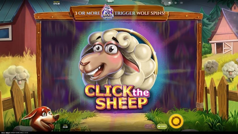 Sheep Gone Wild slot screen 2