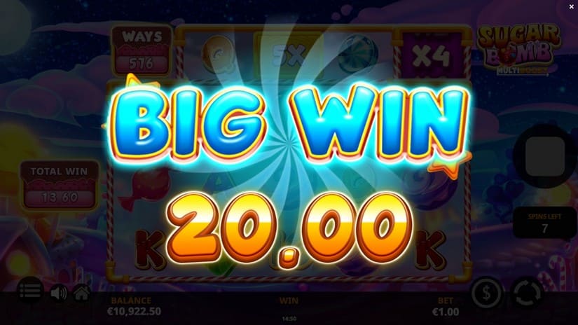 Sugar Bomb MultiBoost slot screen 4