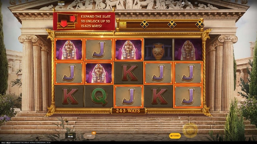 Alexander the Great: World Conqueror slot screen 4