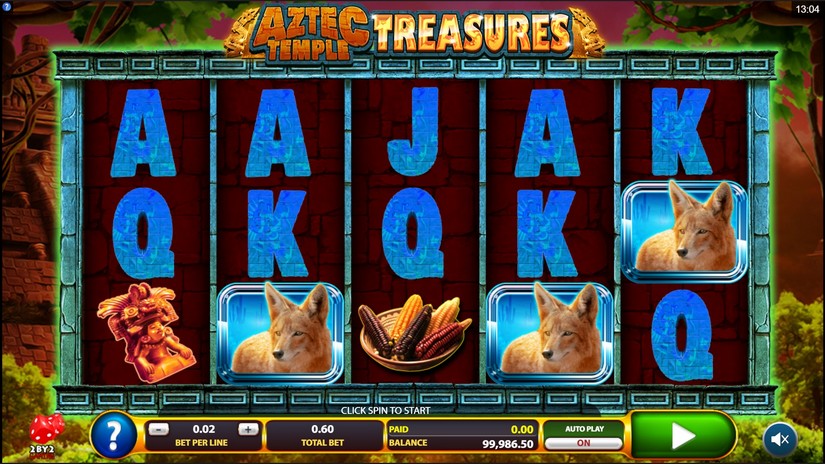 Aztec Temple Treasures slot screen 1
