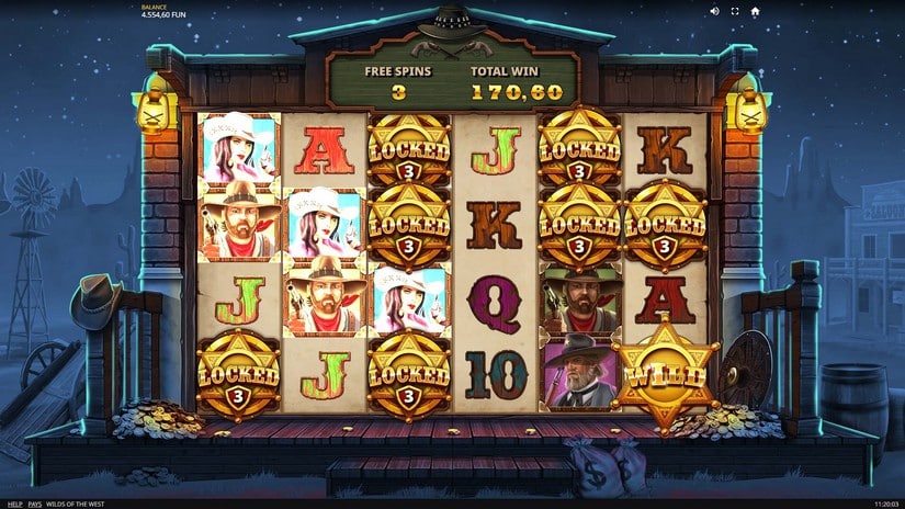 Wilds of the West slot screen 7