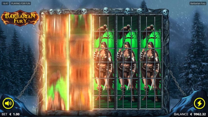 Barbarian Fury slot screen 3