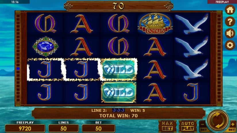 Flying Dutchman slot screen 3