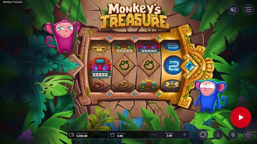 Monkey’s Treasure slot screen 1