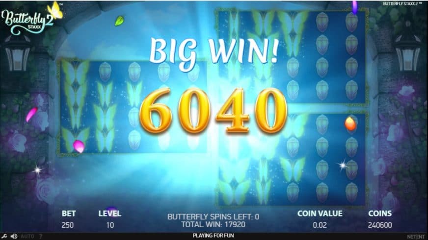 Butterfly Staxx 2 slot screen 6