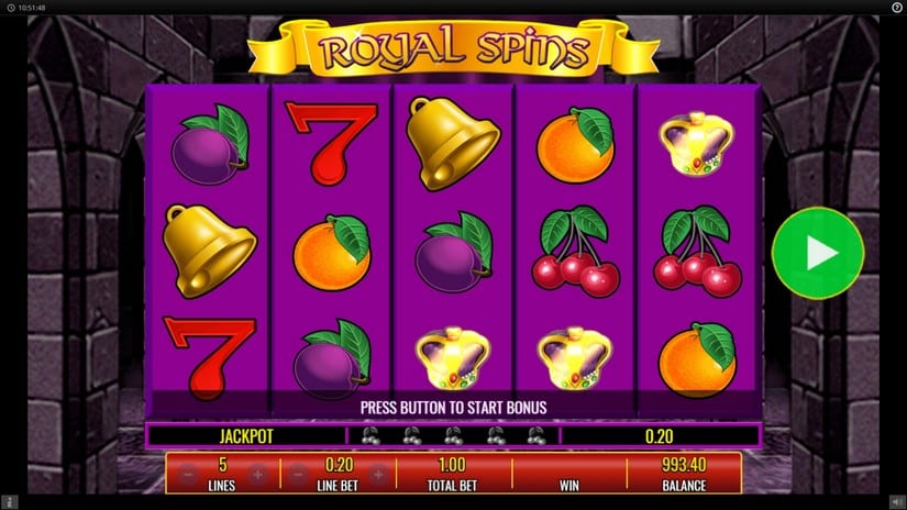 Royal Spins slot screen 3