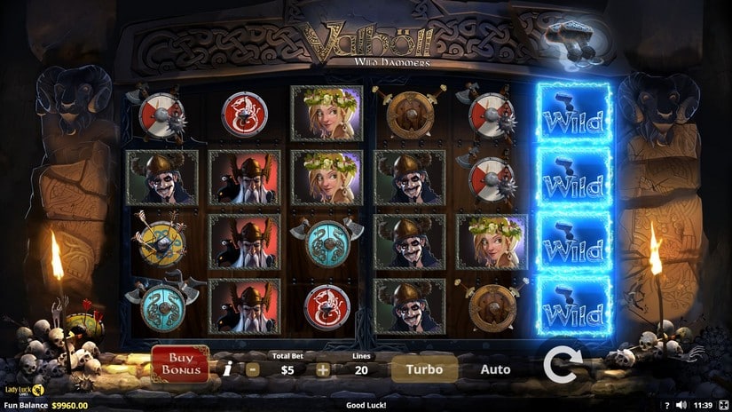 Valholl: Wild Hammers slot screen 3