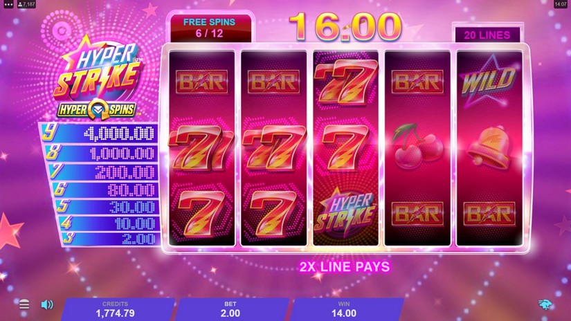 Hyper Strike HyperSpins slot screen 5