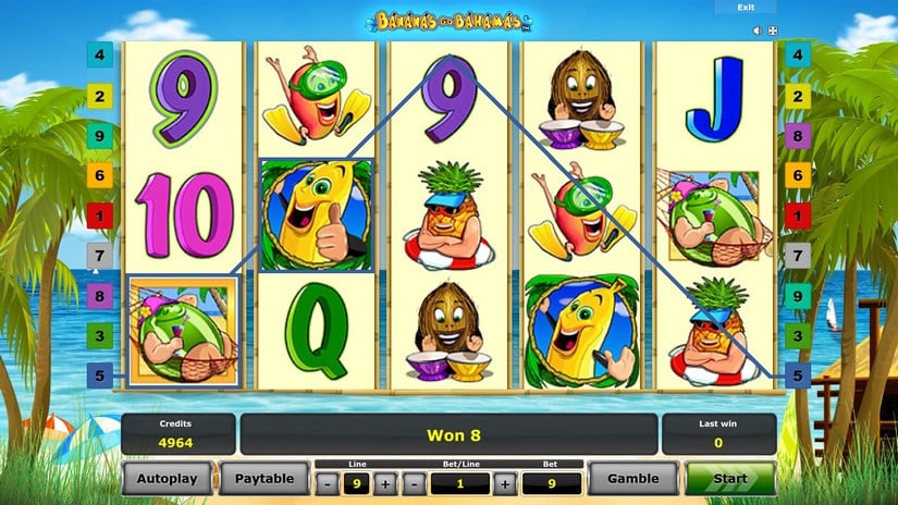 Bananas Go Bahamas slot screen 2