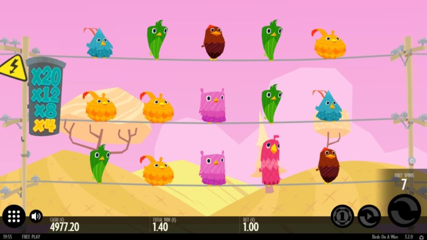 Birds On A Wire slot screen 2