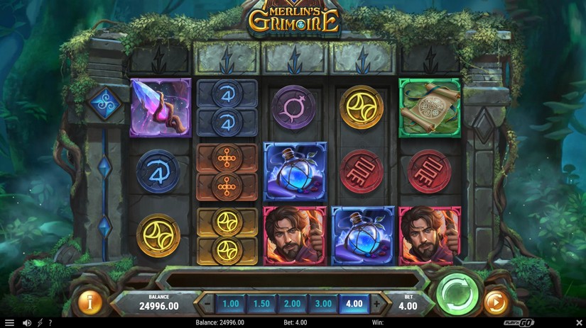 Merlin’s Grimoire slot screen 2