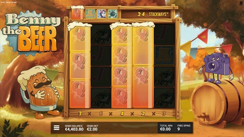 Benny The Beer slot screen 4