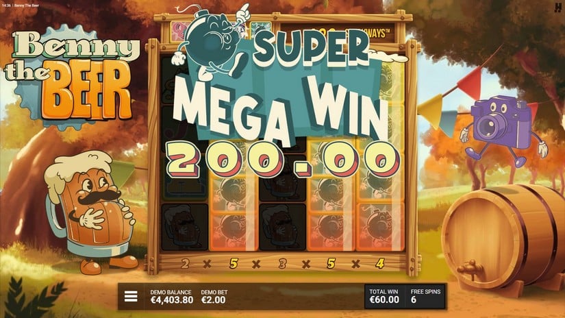 Benny The Beer slot screen 6