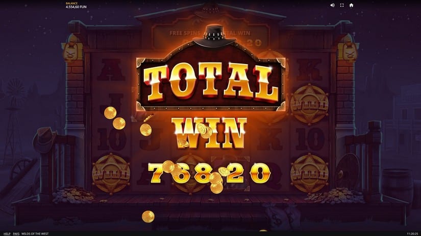 Wilds of the West slot screen 8