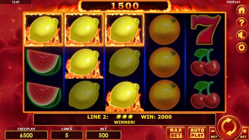 Hot Seven Deluxe slot screen 2