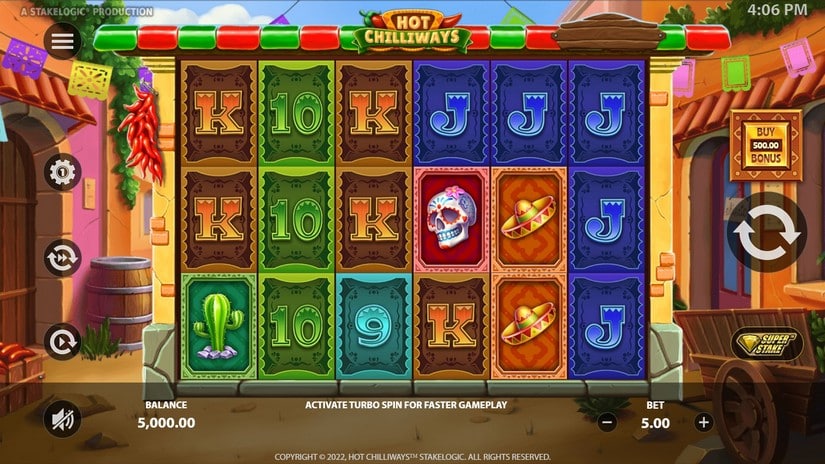 Hot Chilliways slot screen 1