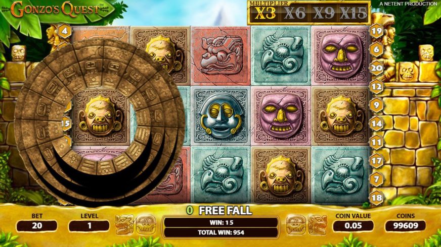Gonzo’s Quest slot screen 2