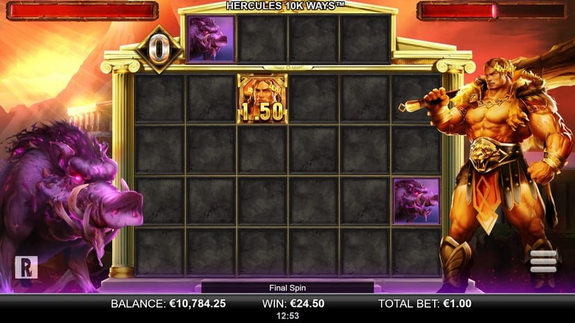 Hercules 10k Ways slot screen 4