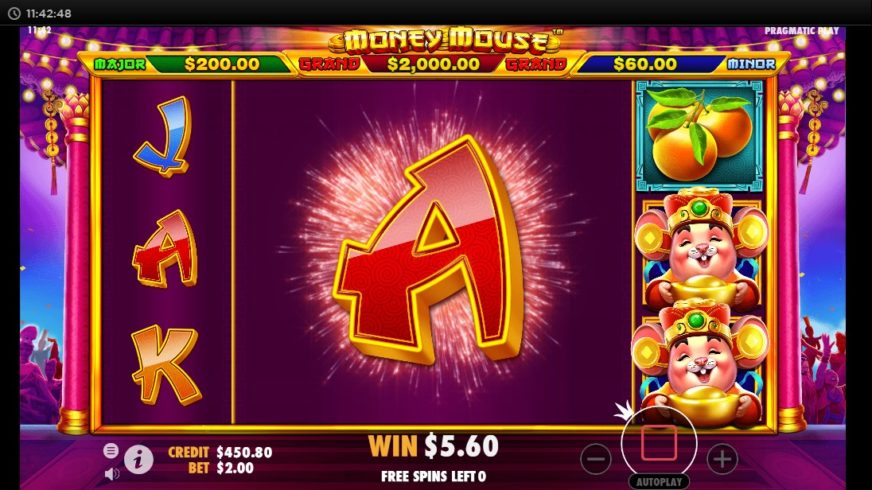 Money Mouse slot screen 4