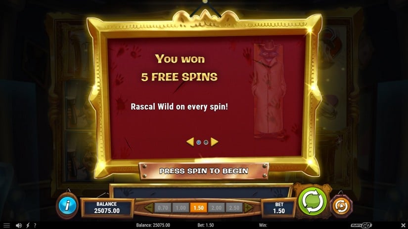 Rascal Riches slot screen 5