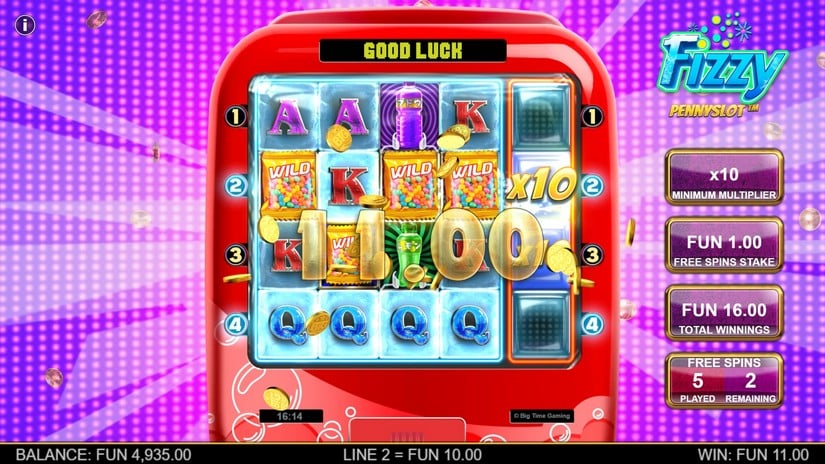 Fizzy Pennslot slot screen 5