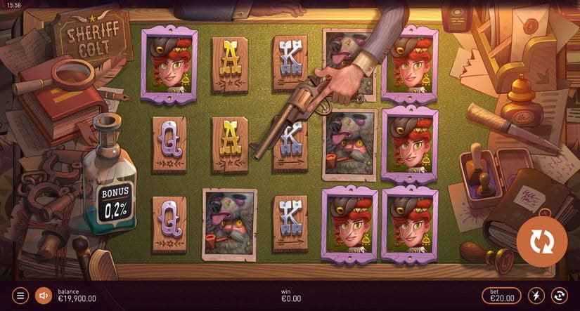 Sheriff Colt slot screen 1