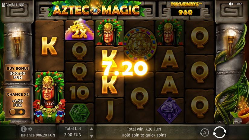 Aztec Magic Megaways slot screen 2