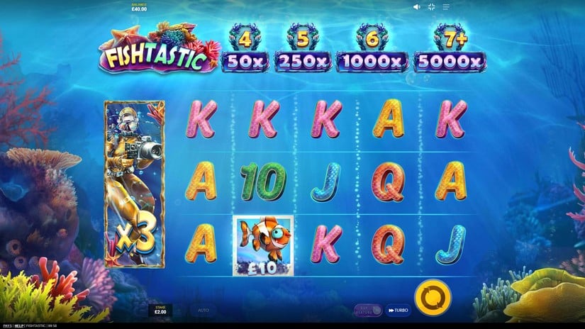 Fishtastic slot screen 2