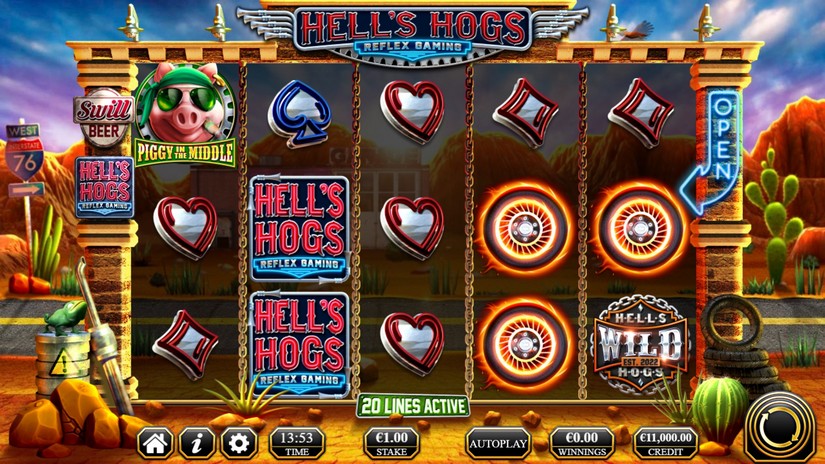 Hell’s Hogs slot screen 2