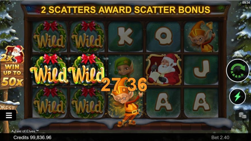 A Tale of Elves slot screen 2