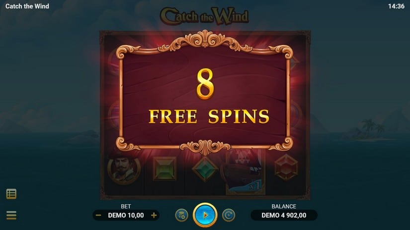Catch the Wind slot screen 4