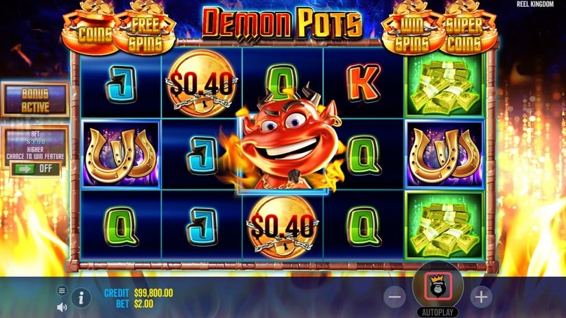 Demon Pots slot screen 2