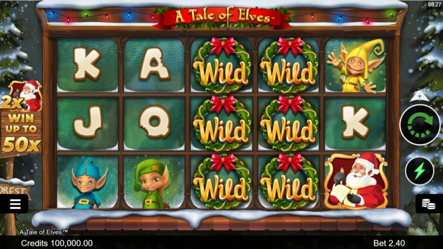 A Tale of Elves slot screen 1