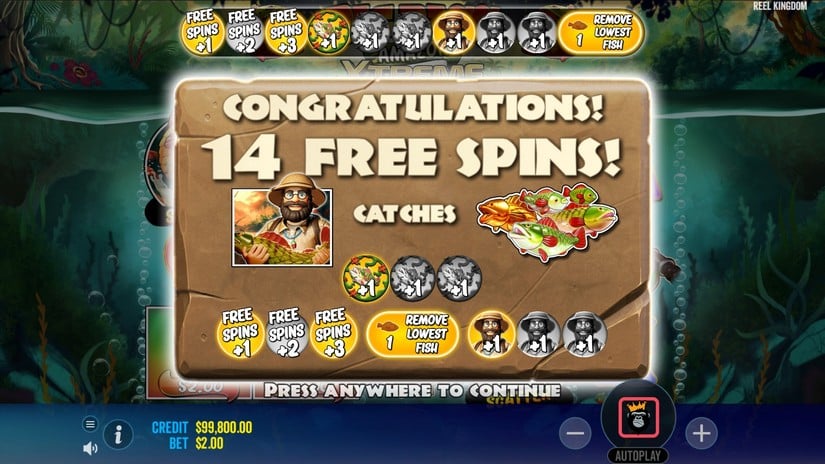 Big Bass Amazon Xtreme slot screen 4