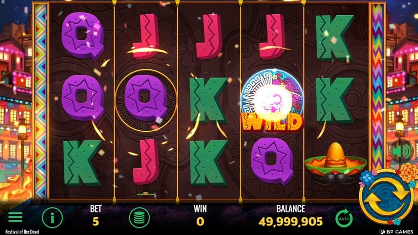 Festival of the Dead slot screen 4