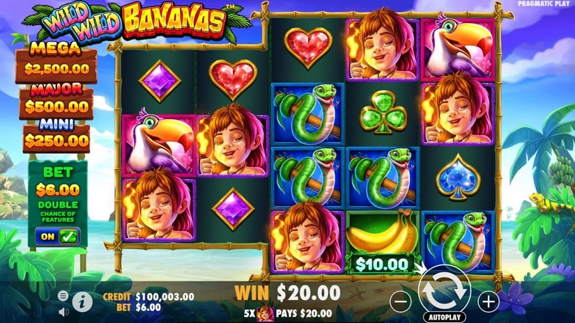 Wild Wild Bananas slot screen 2