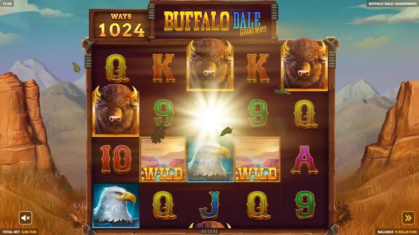 Buffalo Dale: Grandways slot screen 3