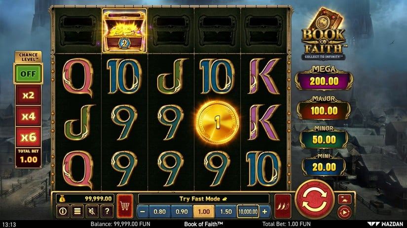 Book of Faith™ slot screen 1